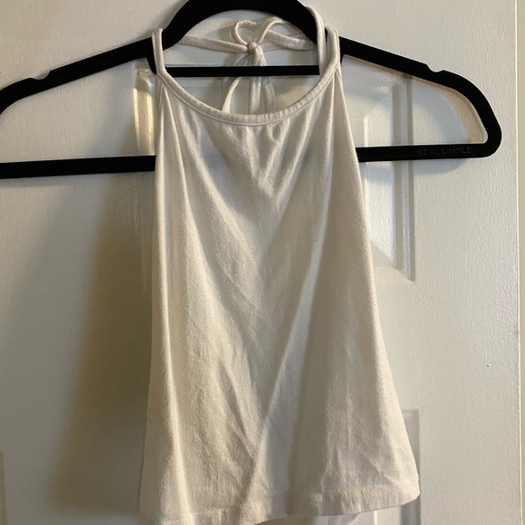 Brandy Melville White Halter Top OS! - Picture 3 of 6